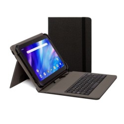 FUNDA TECLADO USB DE 9 7" A 10.5" NEGRA