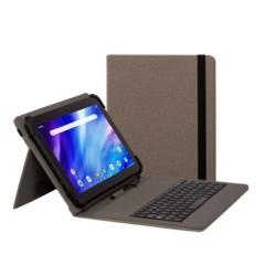 FUNDA TECLADO USB DE 9 7" A 10.5" BEIGE