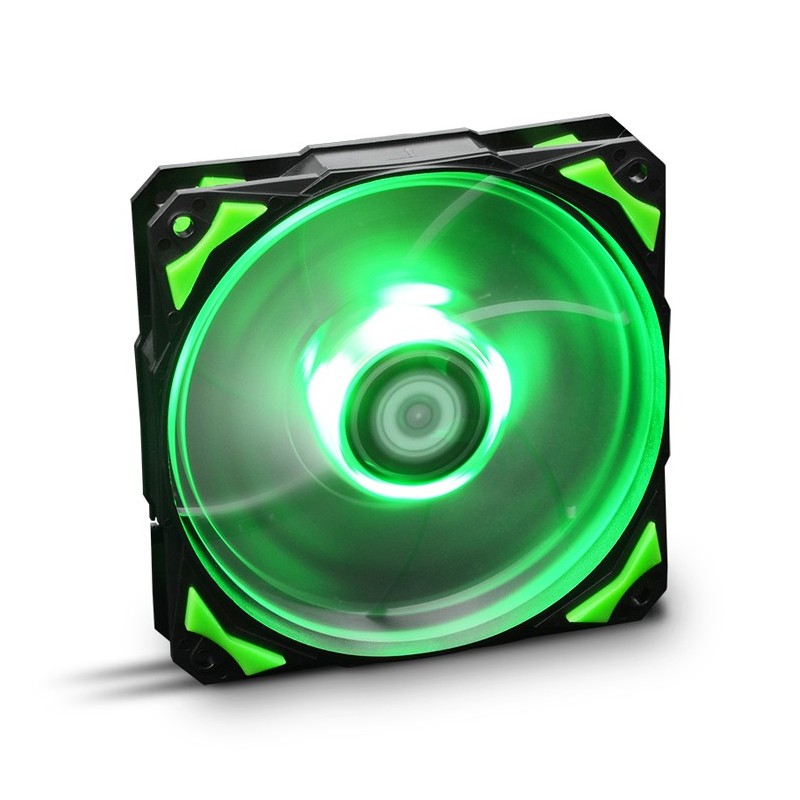 Hummer H-Fan LED Carcasa del ordenador Ventilador 12 cm Negro  Verde  Blanco