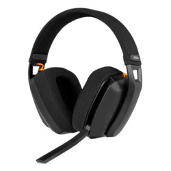 Kanji Auriculares Inalámbrico y alámbrico Diadema Juego USB Tipo C Bluetooth Negro