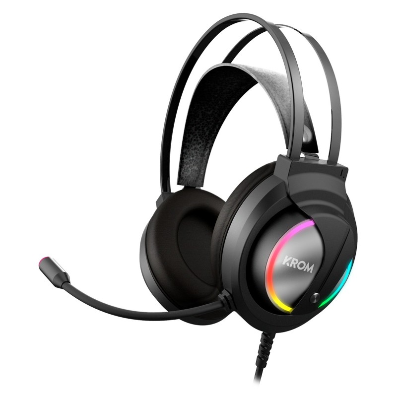 Kappa Auriculares Alámbrico Diadema Juego Negro