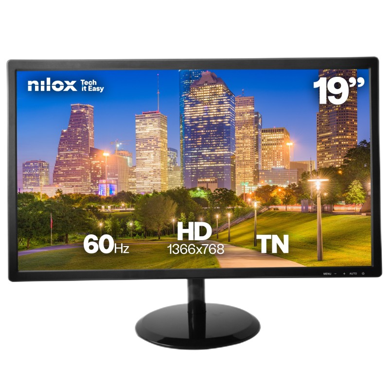 pantalla para PC 48 3 cm (19") 1366 x 768 Pixeles HD LCD Negro