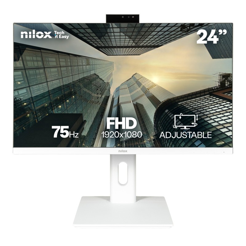 NXM24REGWEB01W pantalla para PC 60 5 cm (23.8") 1920 x 1080 Pixeles Full HD LED Blanco