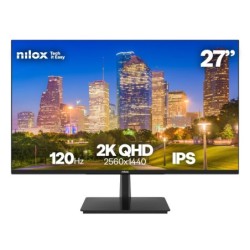 MONITOR 27 2K IPS 120 HZ HDMI Y DP pantalla para PC 68 6 cm (27") 2560 x 1440 Pixeles Quad HD LCD Negro