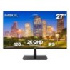 MONITOR 27 2K IPS 120 HZ HDMI Y DP pantalla para PC 68 6 cm (27") 2560 x 1440 Pixeles Quad HD LCD Negro