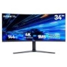 MONITOR 34" NXM344KD11 ULTRAWIDE 4K CURVO 144HZ 2HDMI 2DP 1MS MMDIA pantalla para PC 86 4 cm (34") 3440 x 1440 Pixeles UltraW
