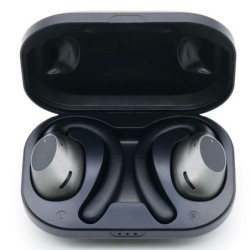 NXTWRUNBEATOR auricular y casco Auriculares Inalámbrico Dentro de oído Llamadas/Música Bluetooth Negro  Plata