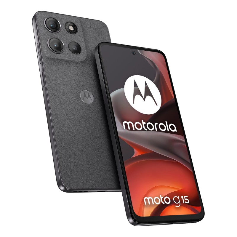 moto g15 17 1 cm (6.72") SIM doble Android 15 4G USB Tipo C 8 GB 512 GB 5200 mAh Gris