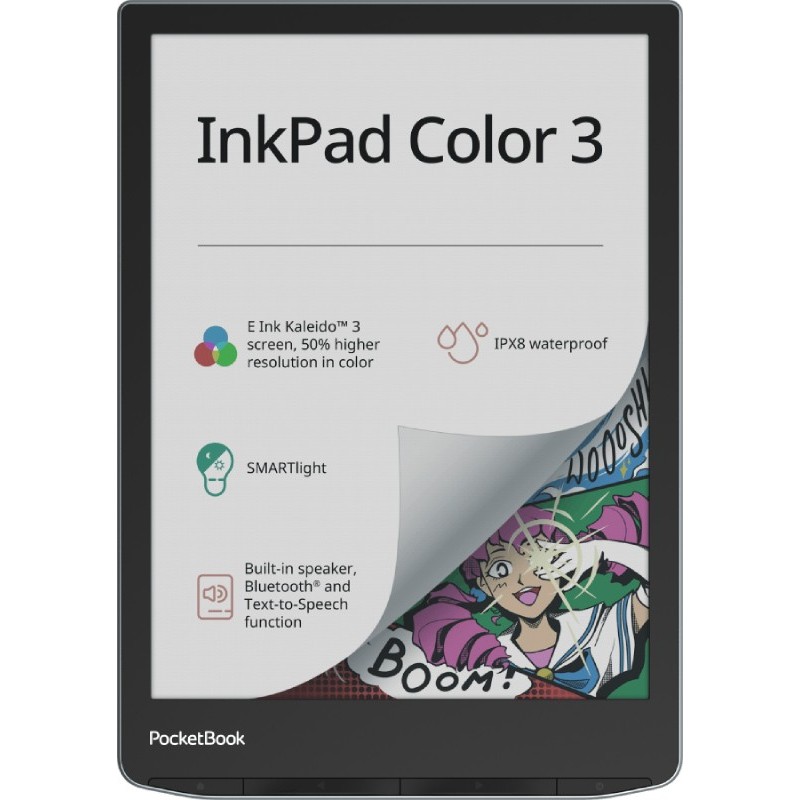 InkPad Color 3 lectore de e-book Pantalla táctil 32 GB Wifi Negro  Gris
