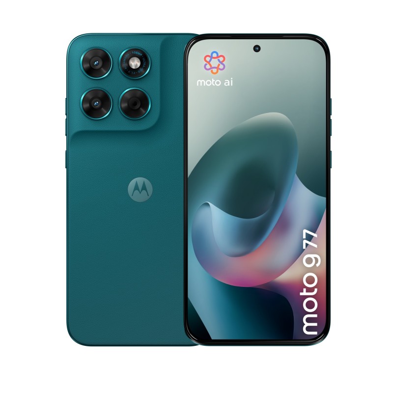 moto g77 17 3 cm (6.8") Ranura híbrida Dual SIM Android 16.0 5G USB Tipo C 8 GB 256 GB 5200 mAh Verde
