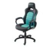 CH-350 Silla para videojuegos universal Asiento acolchado Negro  Turquesa