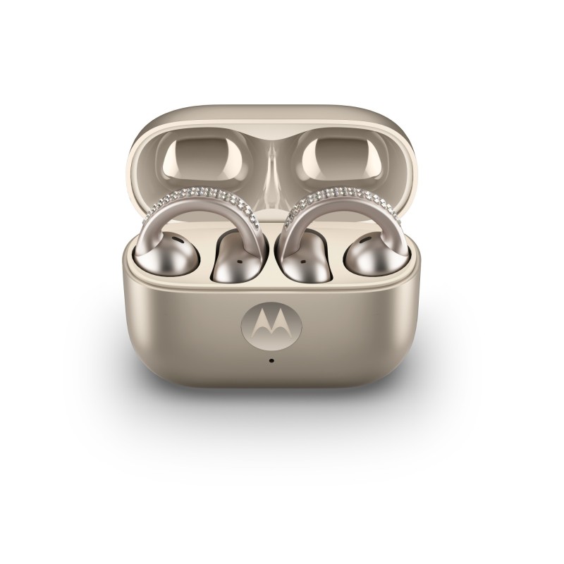 moto buds loop Auriculares Inalámbrico Clip de oreja Llamadas/Música/Deporte/Uso diario Bluetooth Beige