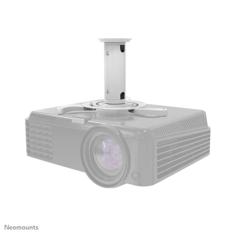 BEAMER-C80WHITE Soporte de techo para proyector - alt. 13-20 cm - movimiento completo