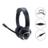 POLONA02BA auricular y casco Auriculares Alámbrico Diadema Juego Negro