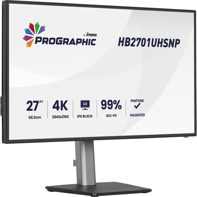 PROGRAPHIC HB2701UHSNP-B1 pantalla para PC 68 6 cm (27") 3840 x 2160 Pixeles 4K Ultra HD LCD Negro