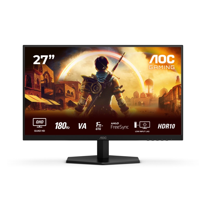 G4 Q27G42XNE pantalla para PC 68 6 cm (27") 2560 x 1440 Pixeles Quad HD LED Negro  Rojo