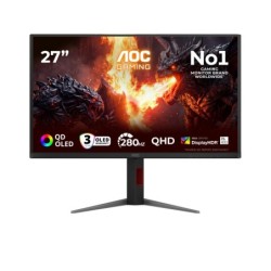 G4 Q27G4ZD pantalla para PC 67 3 cm (26.5") 2560 x 1440 Pixeles Quad HD QD-OLED Negro  Rojo
