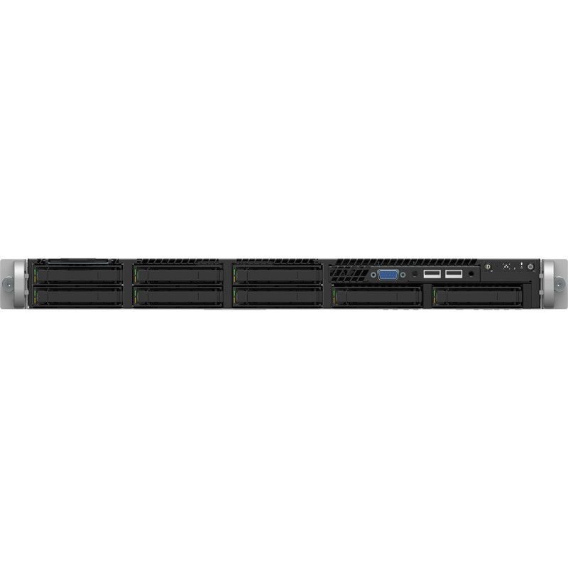 R1208WFQYSR servidor barebone Intel® C628 LGA 3647 (Socket P) Bastidor (1U) Negro  Gris
