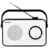 R-190BW radio Portátil Analógica Negro  Blanco