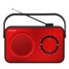 R-190RD radio Portátil Analógica Negro  Rojo