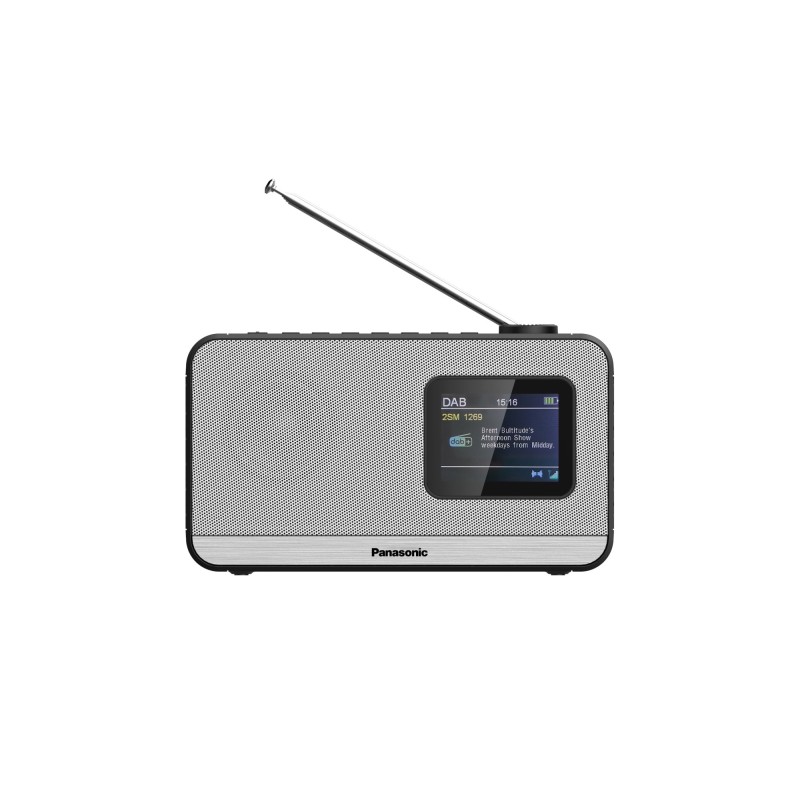 RF-D15 Portátil Digital Negro  Plata