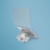 Soporte para portátil R-Go Riser Flexible  elevador plegable ajustable para portátil  ergonómico  aluminio Hylite  plata