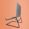 Soporte para portátil R-Go Steel Office  apto para 10-22 pulgadas  negro