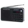 Portable digital AM/FM radio silver Portátil Analógica Negro  Plata