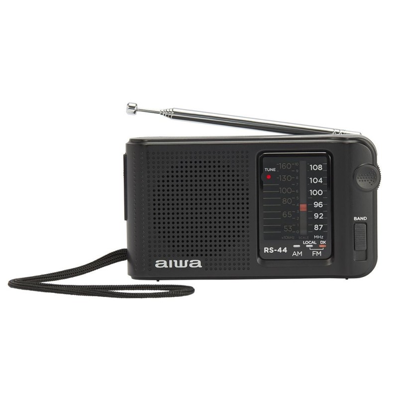 RS-44 radio Portátil Analógica Negro