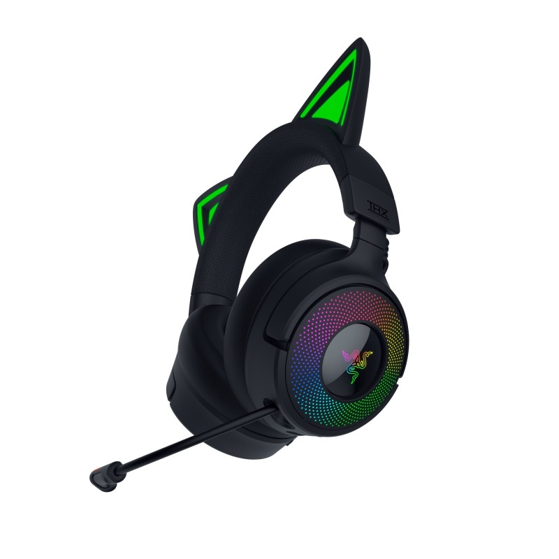 Kraken Kitty V3 Pro Auriculares Inalámbrico y alámbrico Diadema Juego USB tipo A Bluetooth Negro