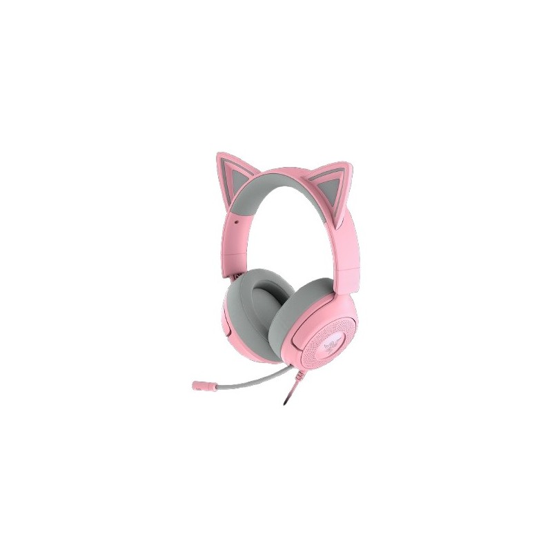 Kraken Kitty V3 X Auriculares Alámbrico Diadema Juego Rosa