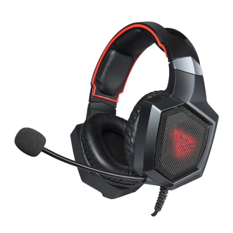 SAVGH-FORGE auricular y casco Auriculares Alámbrico Diadema Juego Negro  Rojo