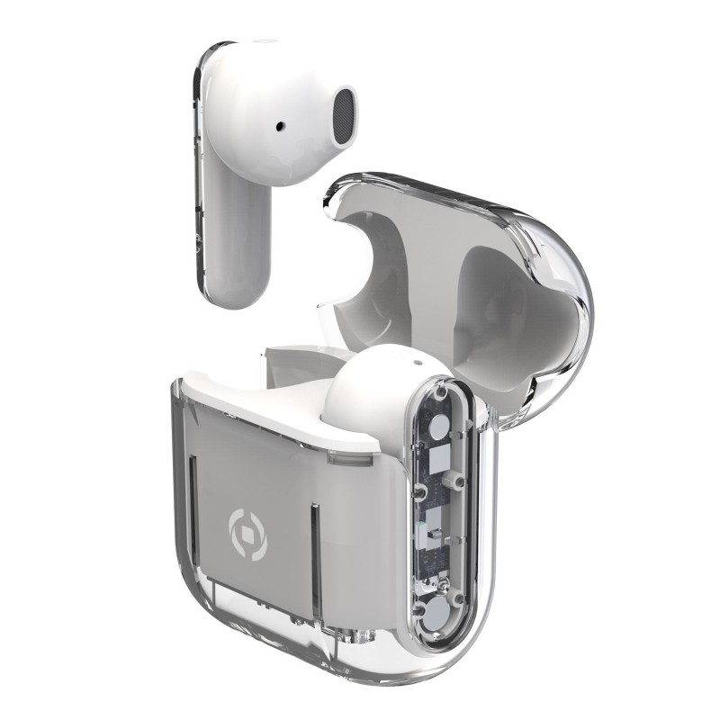 SHEER Auriculares True Wireless Stereo (TWS) Dentro de oído Llamadas/Música Transparente  Blanco