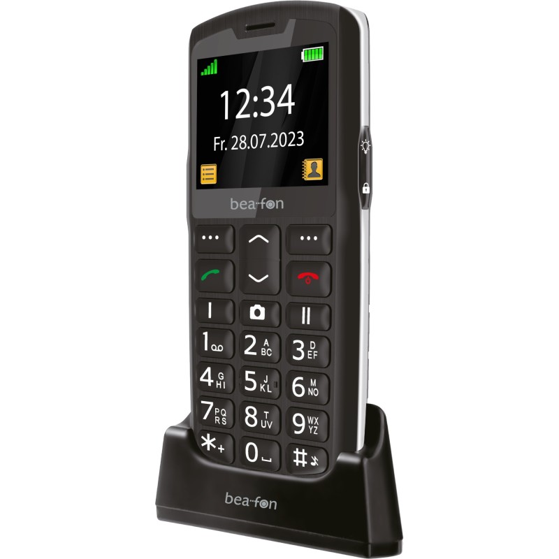 SL260 LTE 5 59 cm (2.2") 90 g Negro  Plata Característica del teléfono
