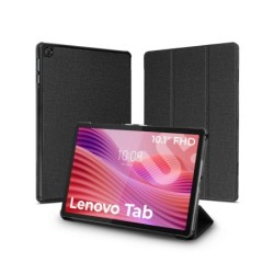 Funda Tablet Shock Case Compatible con Lenovo Tab 2025 Negro 10 1" SmartCover