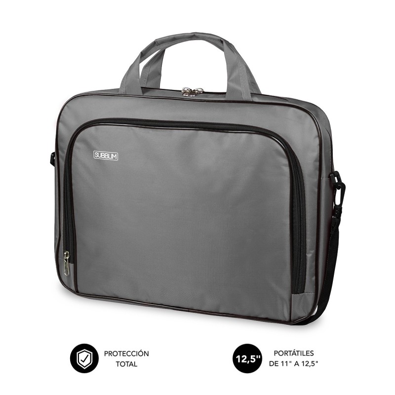 Maletín Ordenador Oxford Laptop Bag 11-12 5" Grey