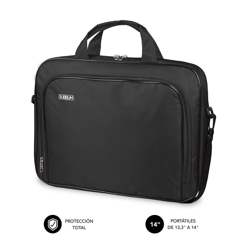 Maletín Ordenador Oxford Laptop Bag 13 3"-14" Black