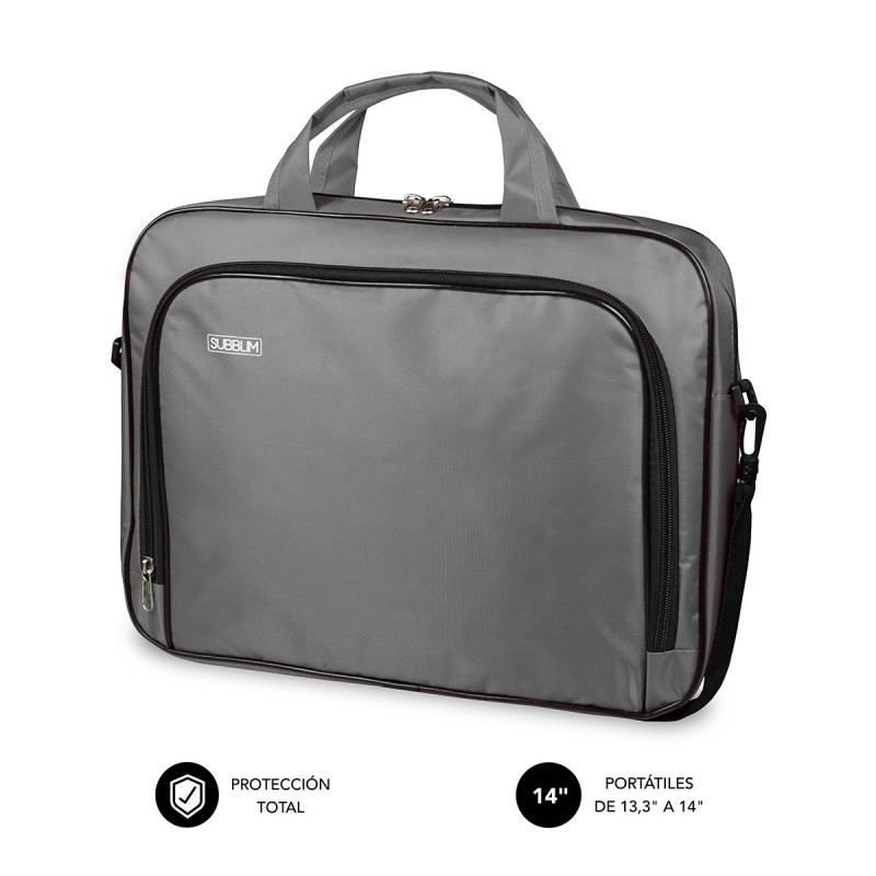 Maletín Ordenador Oxford Laptop Bag 13 3"-14" Grey