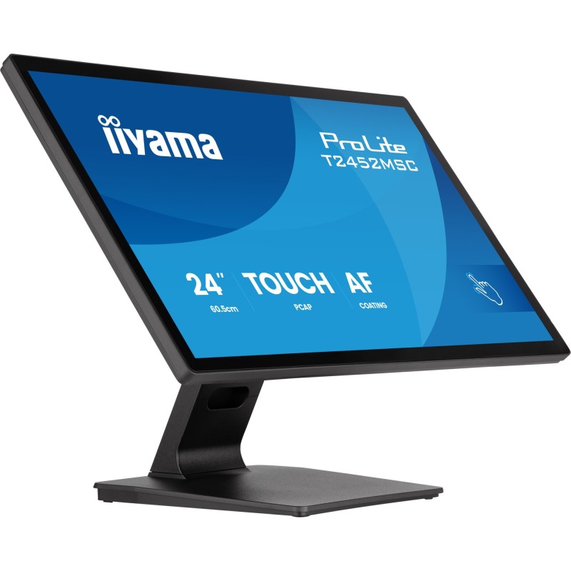 ProLite T2452MSC-B2 pantalla para PC 61 cm (24") 1920 x 1080 Pixeles Full HD Pantalla táctil Negro