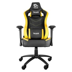 silla Vulture gaming negra/amarilla butterfly  base nylon  ruedas nylon