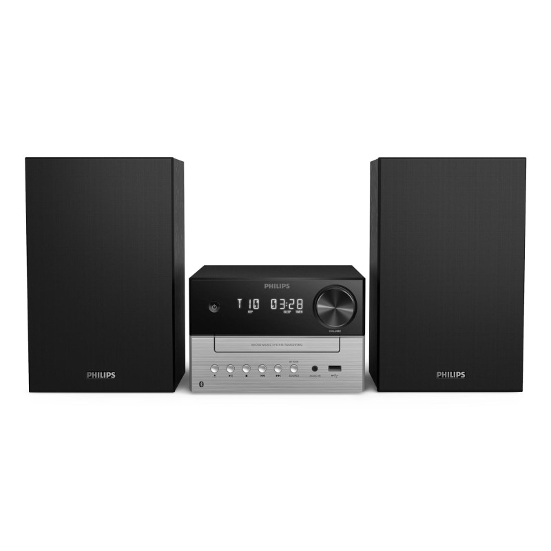 TAM3205M2/77 sistema de audio para el hogar Microcadena de música para uso doméstico 20 W Negro  Plata