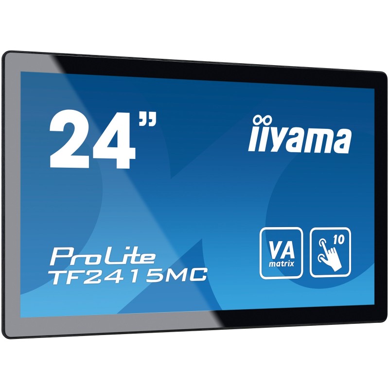 ProLite TF2415MC-B2 pantalla para PC 60 5 cm (23.8") 1920 x 1080 Pixeles Full HD LED Pantalla táctil Multi-usuario Negro