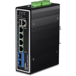 TI-BG62I switch Gestionado L2+ Gigabit Ethernet (10/100/1000) Energía sobre Ethernet (PoE) Negro