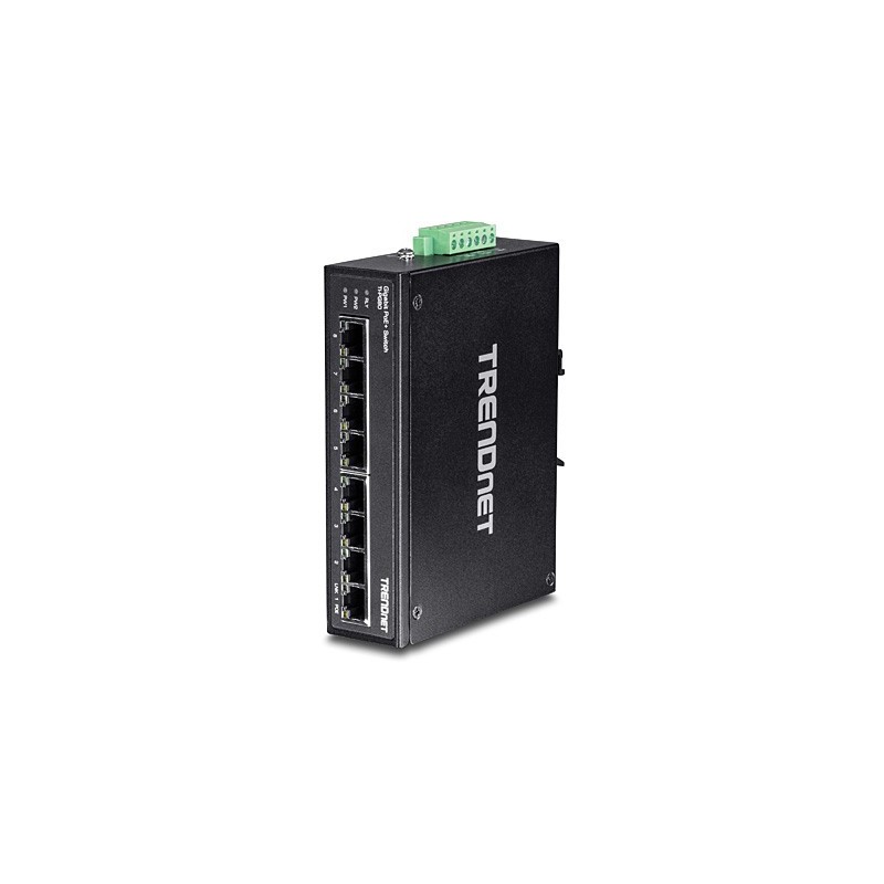 TI-PG80 switch No administrado L2 Gigabit Ethernet (10/100/1000) Energía sobre Ethernet (PoE) Negro