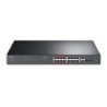 TL-SL1218MP switch No administrado Fast Ethernet (10/100) Energía sobre Ethernet (PoE) Negro