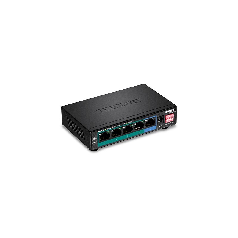 TPE-LG50 switch No administrado Gigabit Ethernet (10/100/1000) Energía sobre Ethernet (PoE) Negro