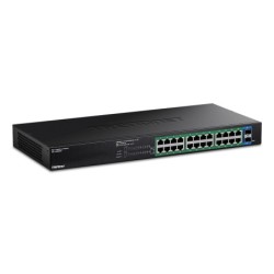 TPE-TG262ES switch Gestionado Gigabit Ethernet (10/100/1000) Energía sobre Ethernet (PoE) Negro