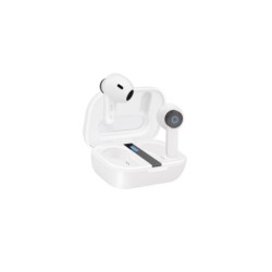 Bender Auriculares Inalámbricos + Micrófono Bluetooth con Estuche de Carga  Blancos