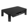 Soporte Elevador Multiusos con Cajón para Monitor/Portátil  Negro