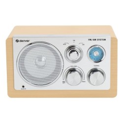 TR-63LW radio Personal Analógica Bamboo  Plata